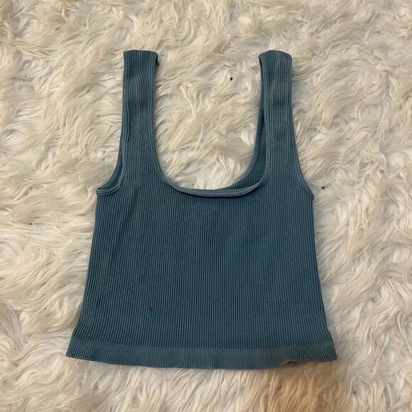 Free People FP Solid Cami Cropped Tank Top XS/S - Picture 2 of 2